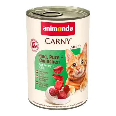Animonda Carny Beef, Turkey, Rabbit 400g