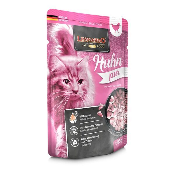 LEONARDO CAT CHICKEN PURE 85G -