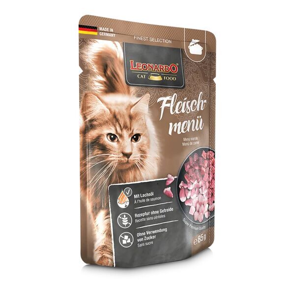 LEONARDO CAT MEAT MENU 85G -