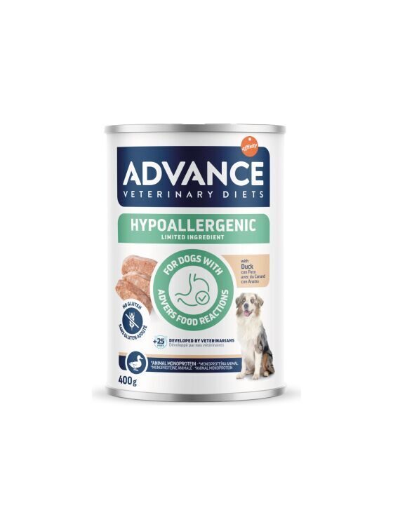 ADVANCE VETERINARY DIET DOG HYPOALLERGENIC DUCK