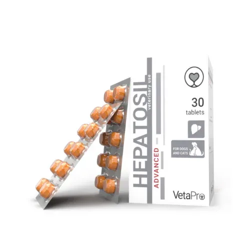 HEPATOSIL ADVANCED N30 - papildbarība suņiem