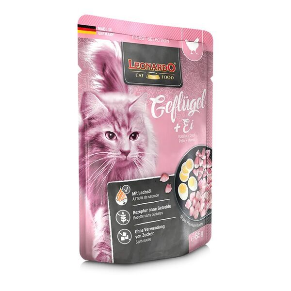 LEONARDO CAT POULTRY&EGG 85G - MITRĀ