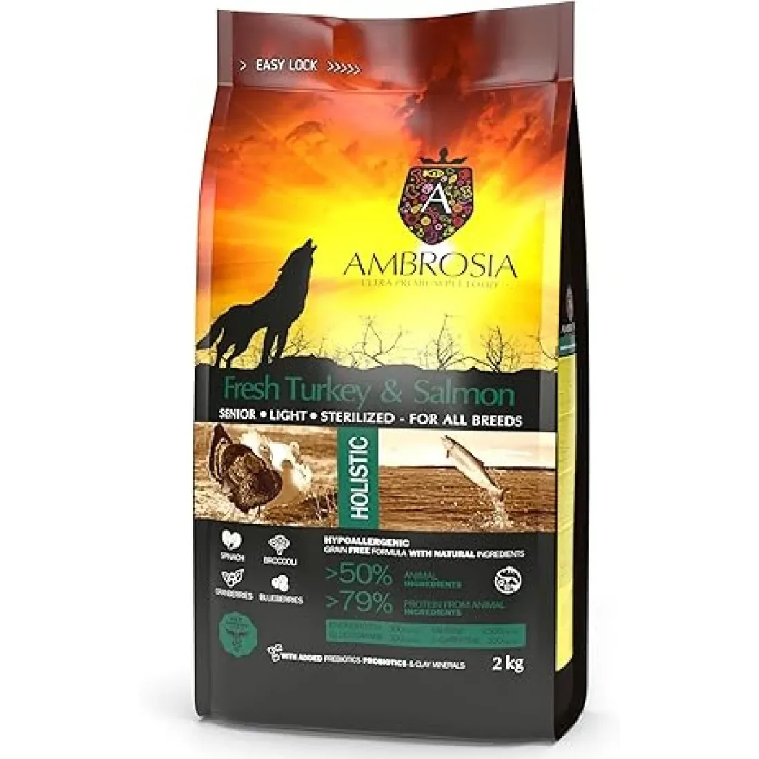 Ambrosia Grain Free Turkey & Salmon