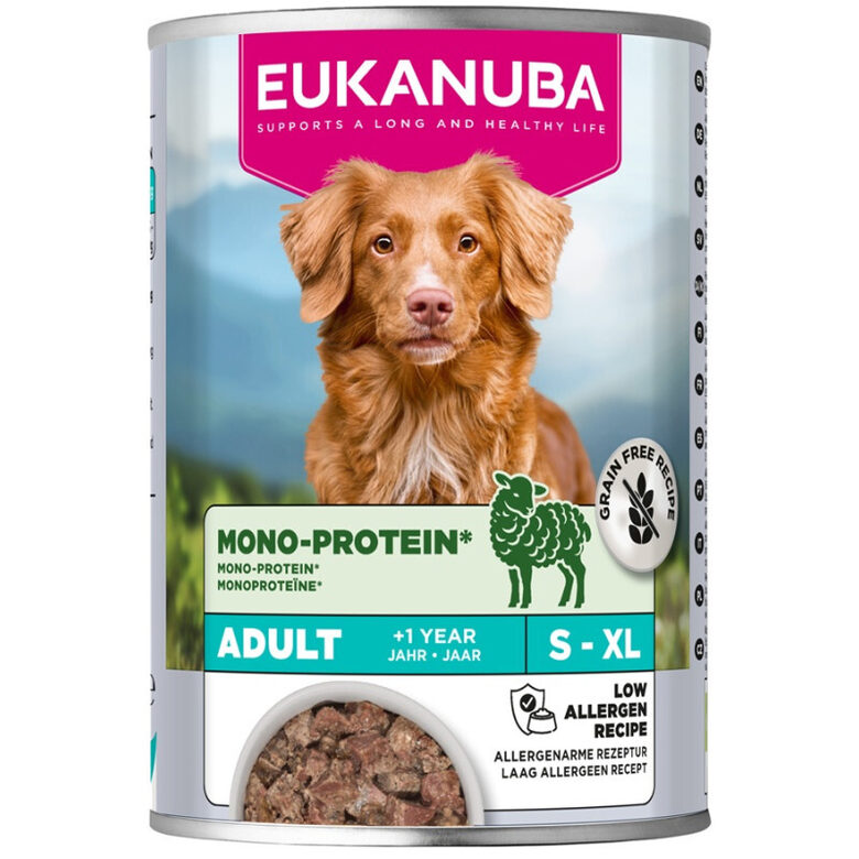  EUKANUBA DOG Special Care Monoprotein Lamb 400 gr - bezgraudu monoproteīna konservi ar jēru pieaugušiem suņiem