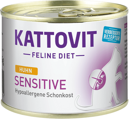 Kattovit Sensitive Huhn 185g (ar vistu)