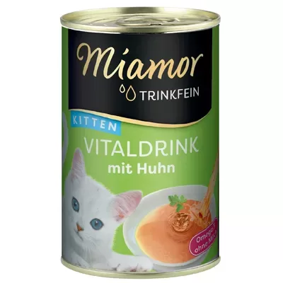 Miamor Trinkfein Vitaldrink Kitten 135 ml (kaķēniem, ar vistu)