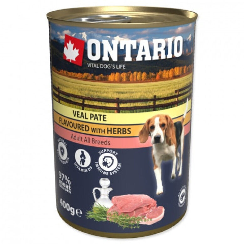 Ontario Dog Veal Pate with Herbs 400 gr