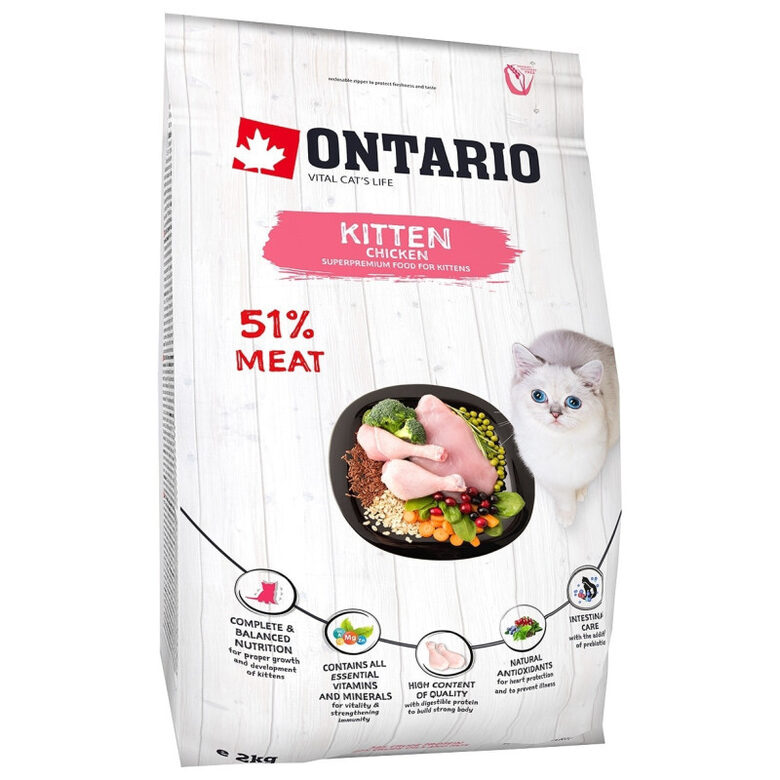 Ontario Cat Kitten Chicken, 2 kg