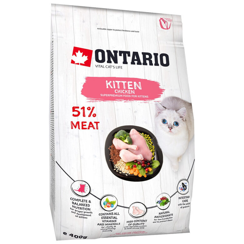  Ontario Cat Kitten Chicken, 400 gr
