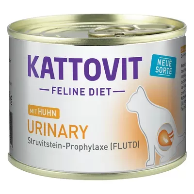 Kattovit Urinary Huhn 185 g (ar vistu)