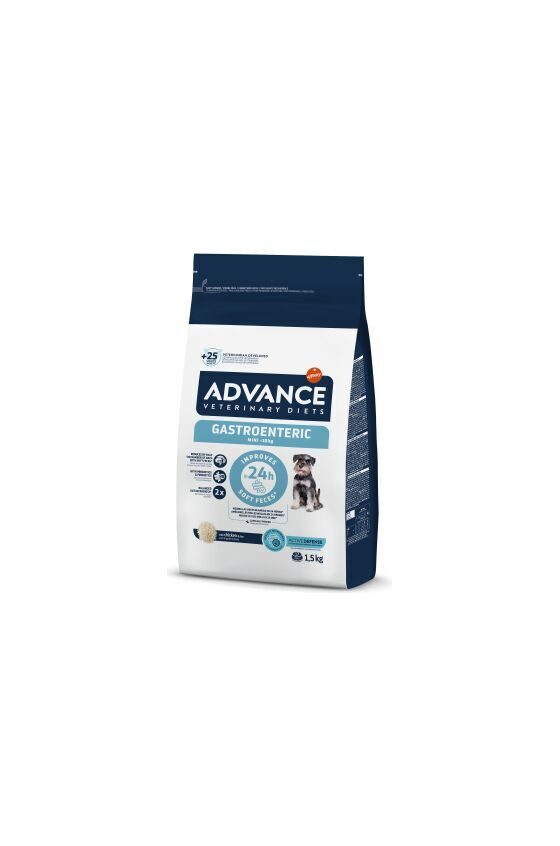 ADVANCE VETERINARY DIETS CANINE GASTROENTERIC MINI 1.5KG - MAZO ŠĶIRŅU SUŅIEM AR GREMOSANAS TRAUCĒJUMIEM