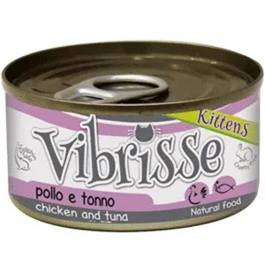 VIBRISSE KITTEN CHICKEN TUNA NATURAL 70G