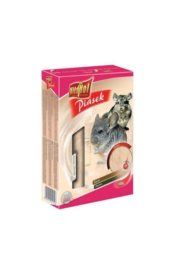 Vitapol SAND carton for chinchilla 1.5kg - smiltis šīnišilām