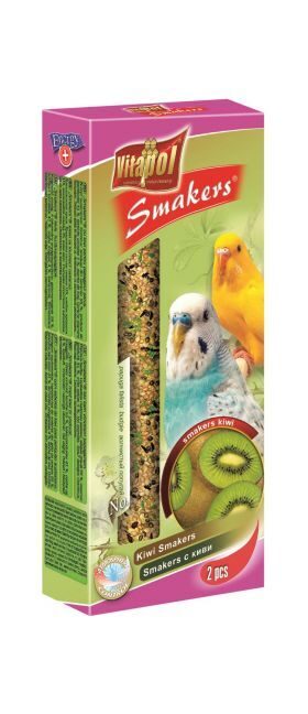 Vitapol STANDARD Smakers kiwi for budgie 2pcs 90g -  nūjiņas ar kivi viļņainajiem papagaiļiem
