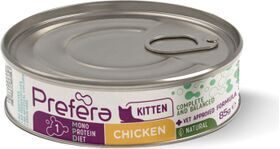 Prefera Fresh Farm Kitten monoprotein chicken 85 gr - monoproteīna konservi kaķēniem (2-12 mēneši), grūsnām un barojošām kaķenēm ar vistas gaļu 