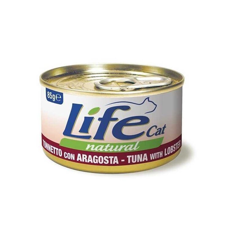 LIFE CAT Natural TUNA WITH LOBSTER 85G (ar tunci un omāru)