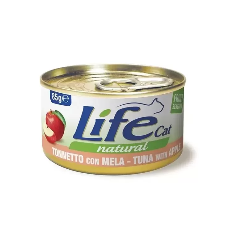 LIFE CAT Natural TUNA with APPLE 85g