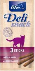 Life Cat Deli Snack Sticks with chicken and duck 3gb*5g (vista, pīle) - gardums kaķiem