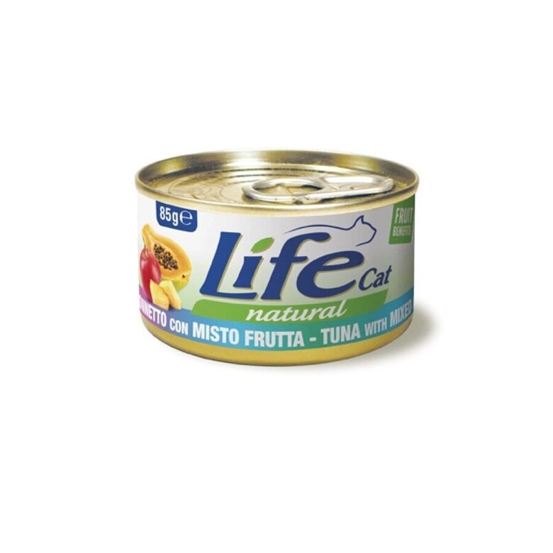 LIFE CAT Natural Tuna with Fruits 85g (ar tunci un augļiem)