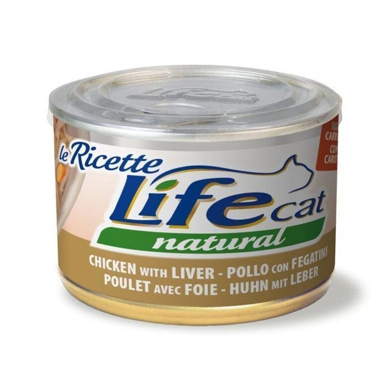 LIFE CAT Natural Chicken with Liver and carrot 150g