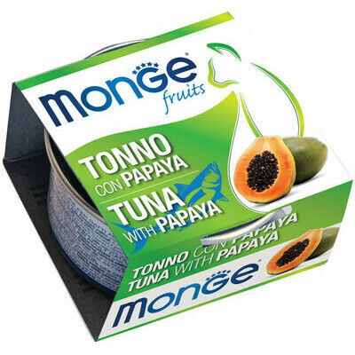 Monge Cat Fruits Adult Tuna Flakes with Papaya 80 g