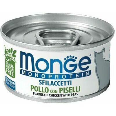 Monge Cat Monoprotein Flakes Chicken with Peas 80 g