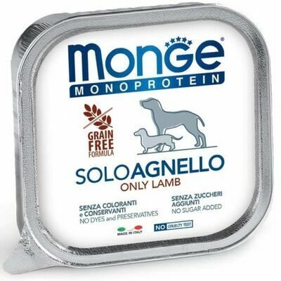 Monge Dog Monoprotein Pate Only Lamb 150 g