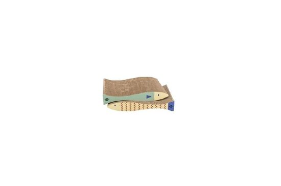 Trixie Scratching cardboards fish, catnip, 40 × 30 × 11 cm, 2 gab