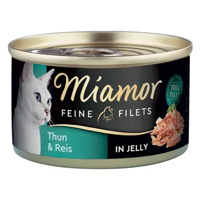 MIAMOR Feine Fillets ar tunci un rīsiem 100g - konservi kaķiem 