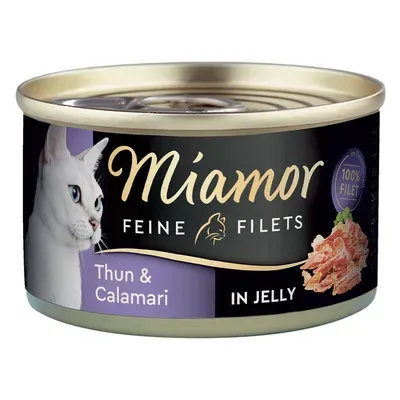 MIAMOR Feine Fillets ar tunci un kalmāriem 100g - konservi kaķiem