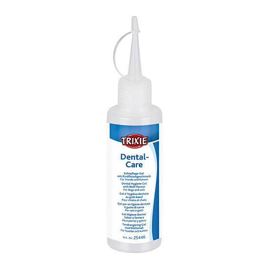 Trixie Dental hygiene gel with beef flavour, dog/cat, 100 g - zobu gēls dzīvniekiem