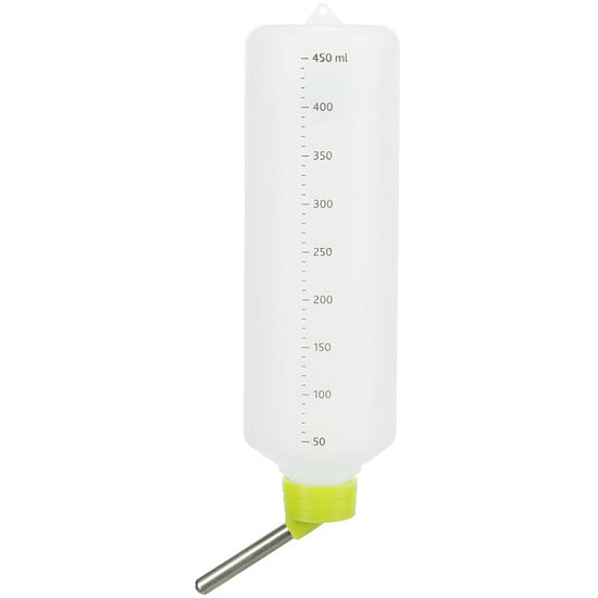 Dzirdinātava grauzējiem Trixie Water bottle with wire holder, plastic, 450 ml