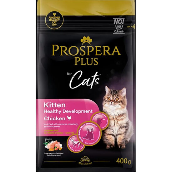  Prospera Plus Kitten Chicken Healthy Development, 0,4 kg - barība kaķēniem