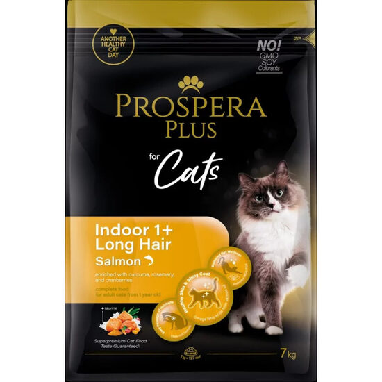 Prospera Plus Indoor 1+ Salmon Long Hair, 7 kg