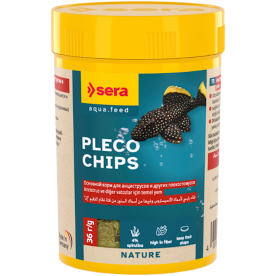 Sera Pleco Chips 100 ml (36g) - barība plānu čipsu veidā samiem