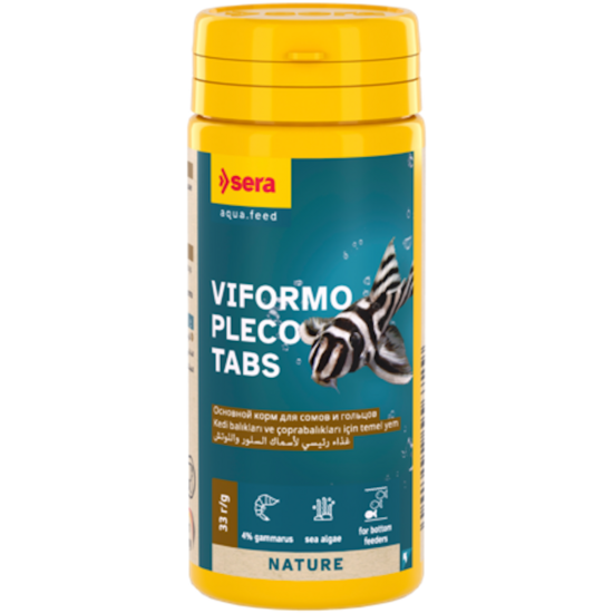 Sera Viformo Pleco Tabs 50 ml (33g) - barība tabletēs samiem 