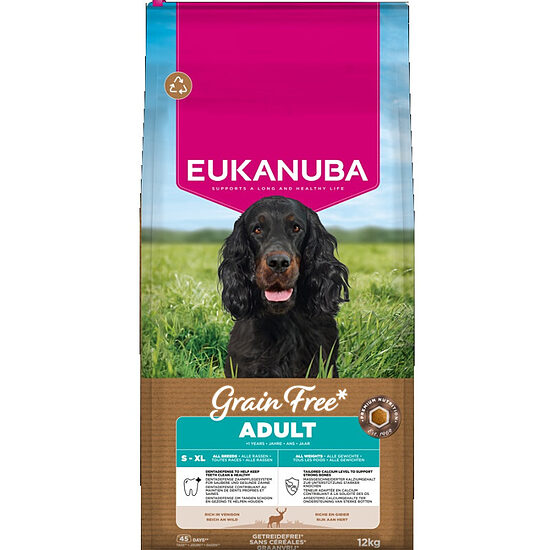 Eukanuba Adult All Grain Free Venison, 12 kg