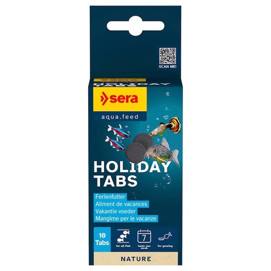 Sera Holiday, 10tab. - atvaļinājuma barība visām dekoratīvajām zivīm