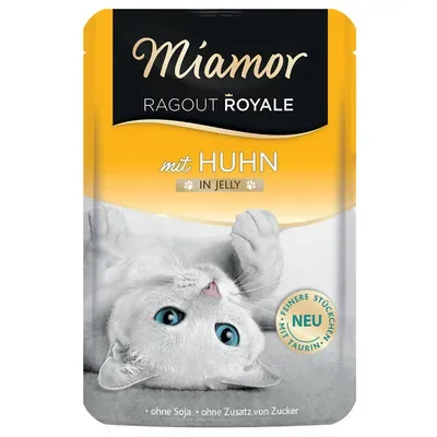 Miamor Ragout Royale mit Huhn 100g - konservi želējā ar vistu