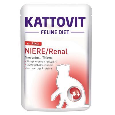 Kattovit Niere/Renal Rind 85g (ar liellopu)