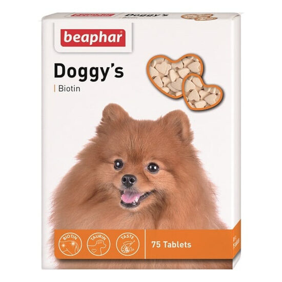 Beaphar, Doggy's Biotin, 75 tabl.