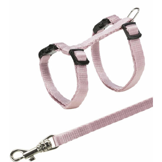 Trixie Kitten Harness with Lead, 19:31cm/8mm, Lead 1.20m - krūšu siksna kaķēniem (dažādas krāsas)