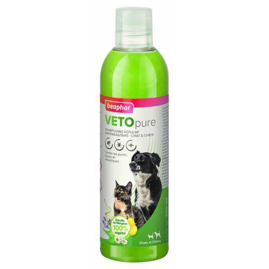 Beaphar BIO Veto pure, 250 ml - šampūns pret blusām, ērcēm 