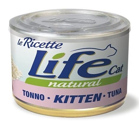 LIFE CAT Natural KITTEN TUNA 150g -  konservi kaķēniem ar tunci