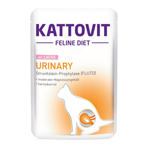 Kattovit Urinary Lachs 85g (ar lasi) 