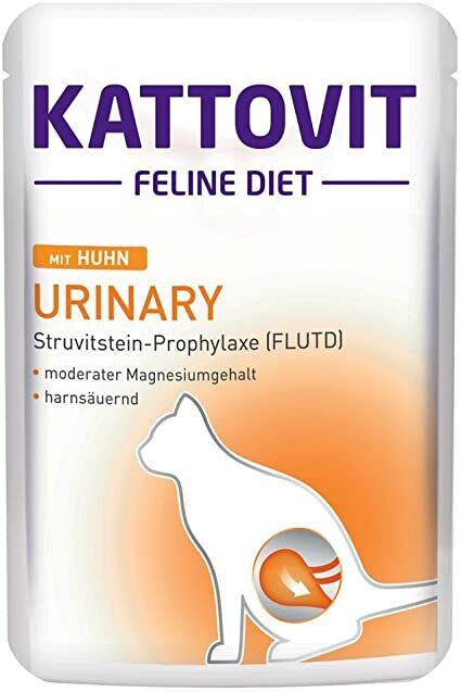 Kattovit Urinary Huhn 85g (ar vistu) 