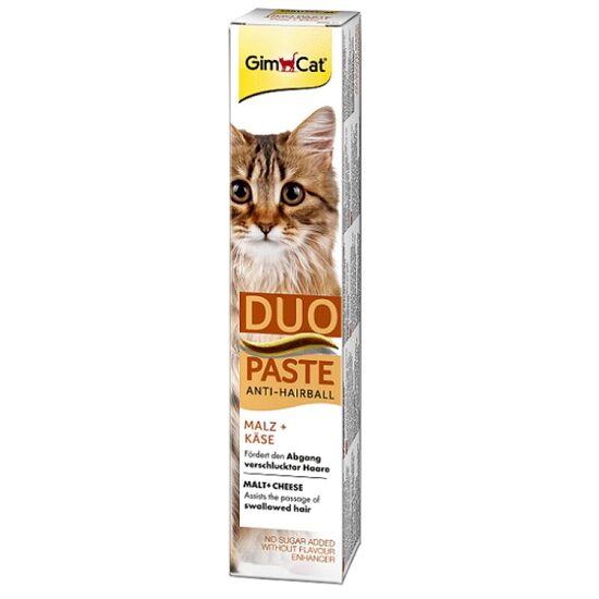 GimCat Anti-Hairball Duo Paste, Cheese, 50 g