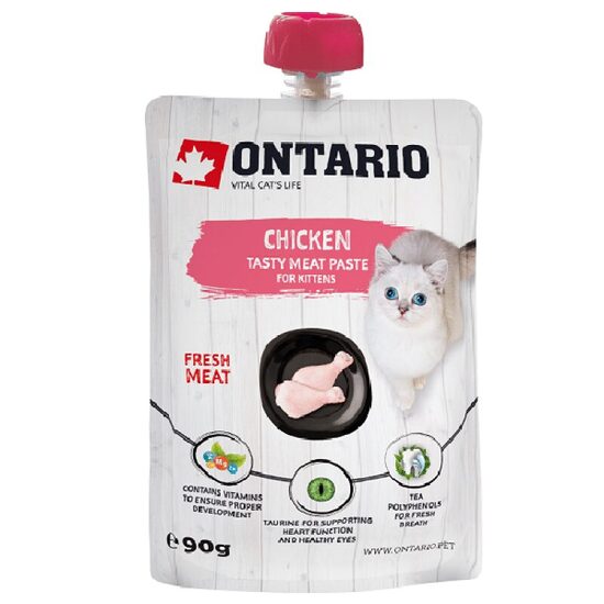 Ontario Kitten Chicken Fresh Meat Paste, 90g