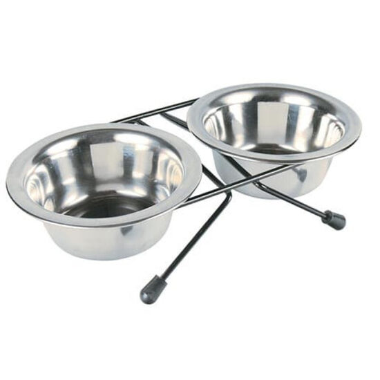  Trixie Eat on Feet Bowl Set, 2*0.2l/11cm