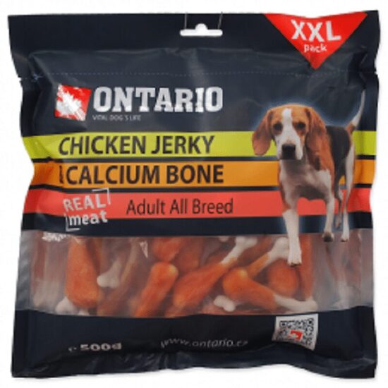 Ontario Chicken Jerky & Calcium Bone, 500 g